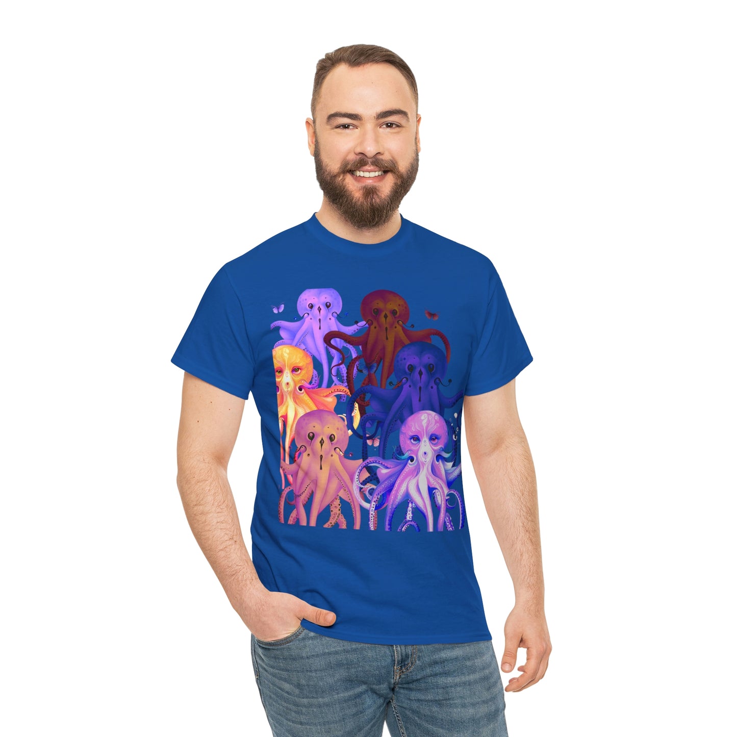 Octopus Unisex Heavy Cotton Tee