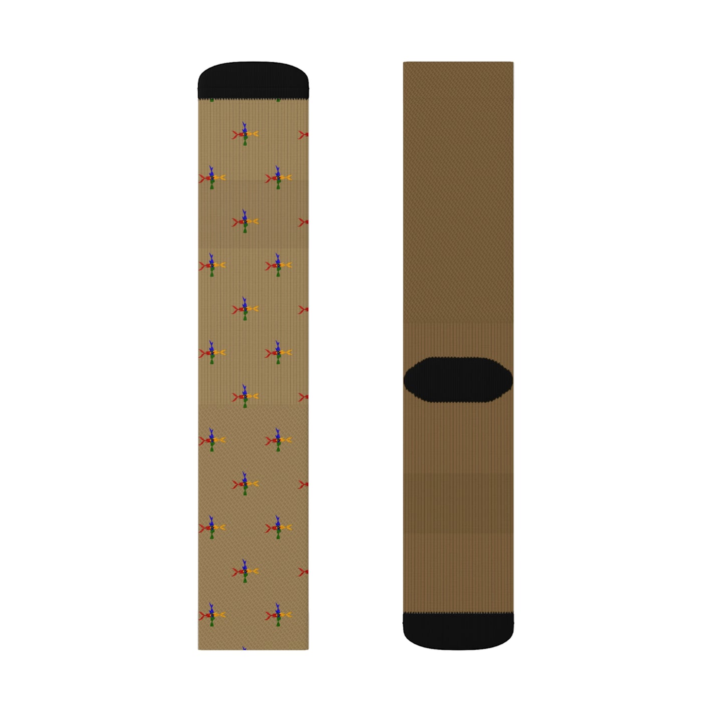 Brown Sublimation Socks