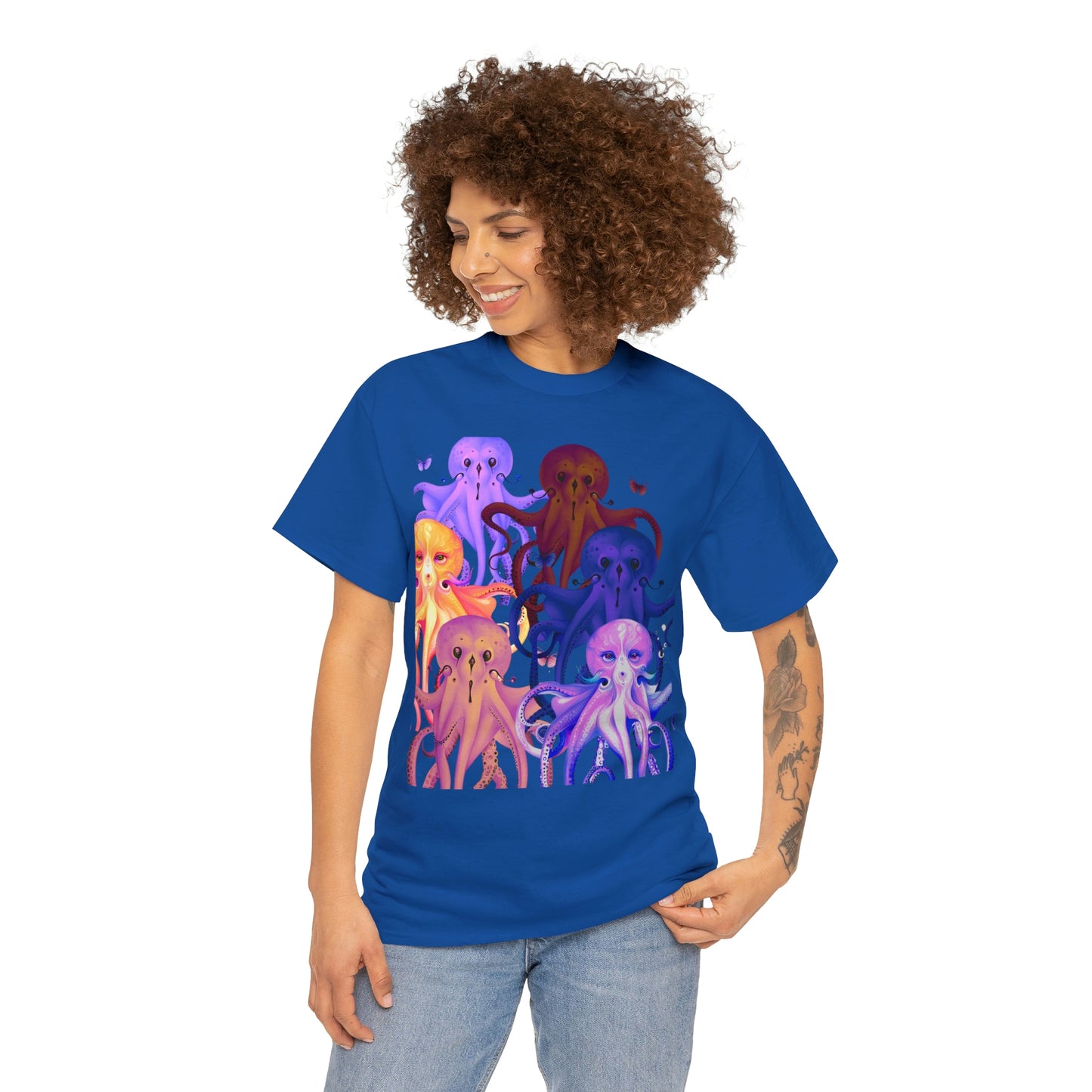 Octopus Unisex Heavy Cotton Tee