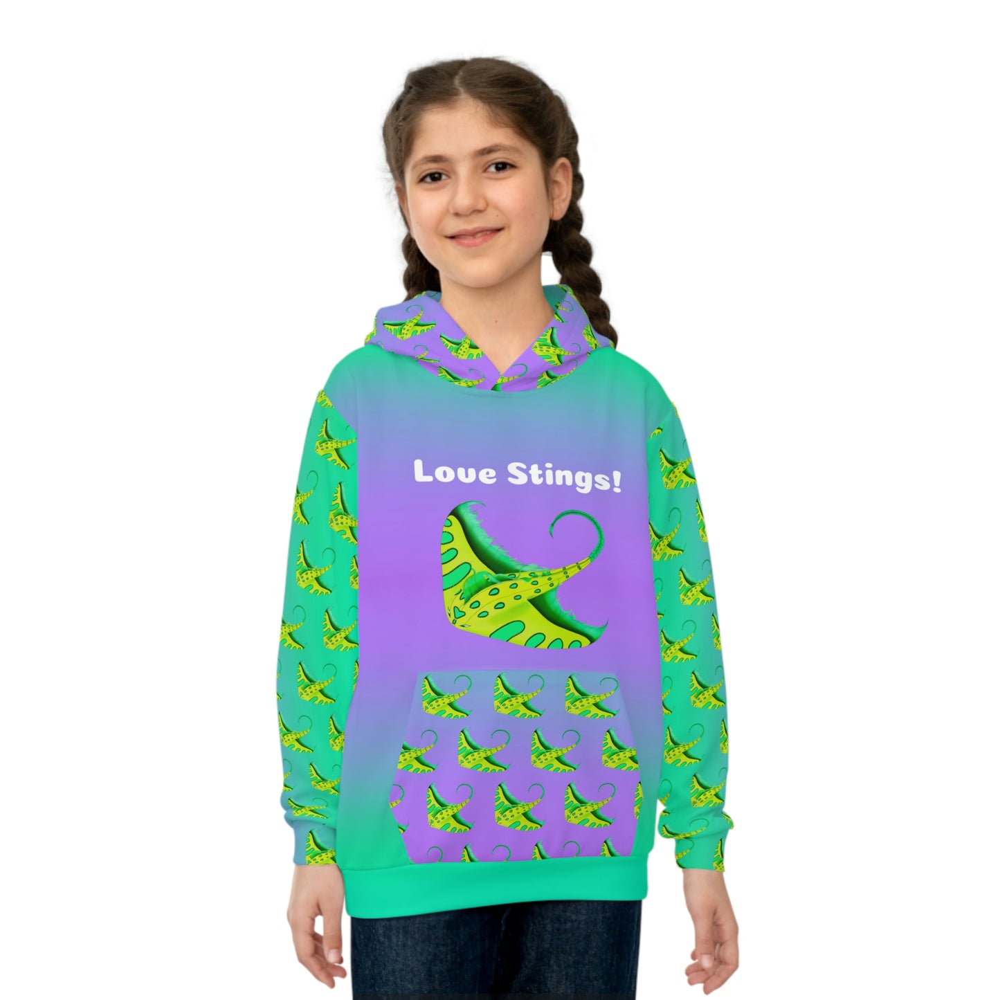 Love Stings!  children hoodie.