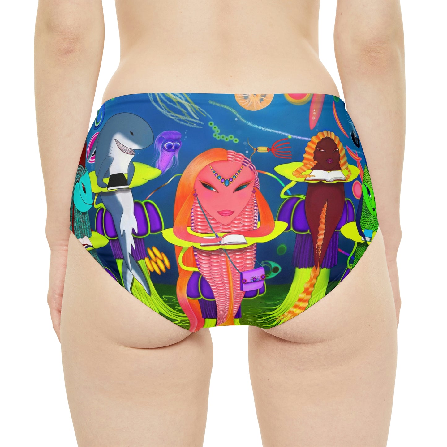 High-Waist Hipster Bikini Bottom