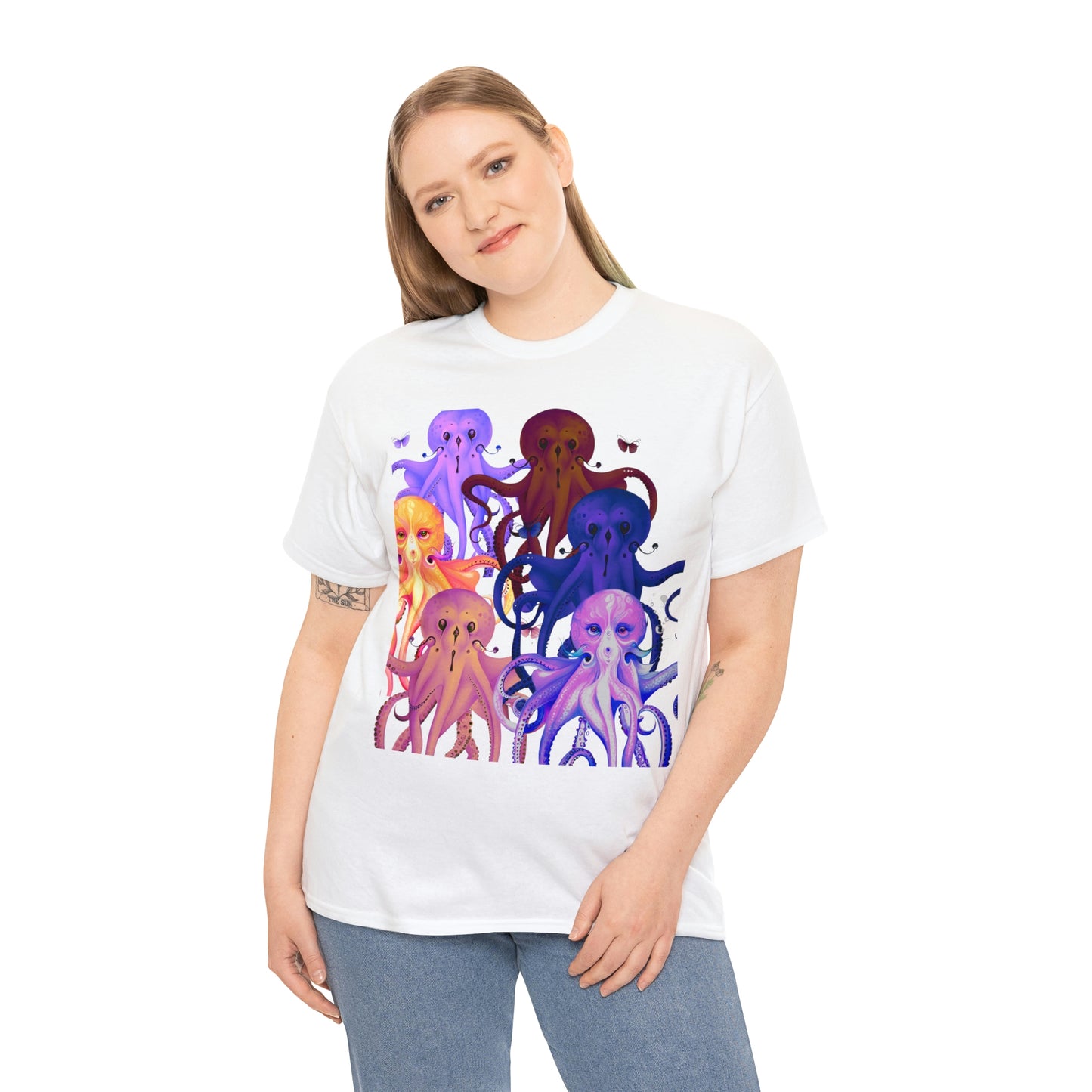 Octopus Unisex Heavy Cotton Tee