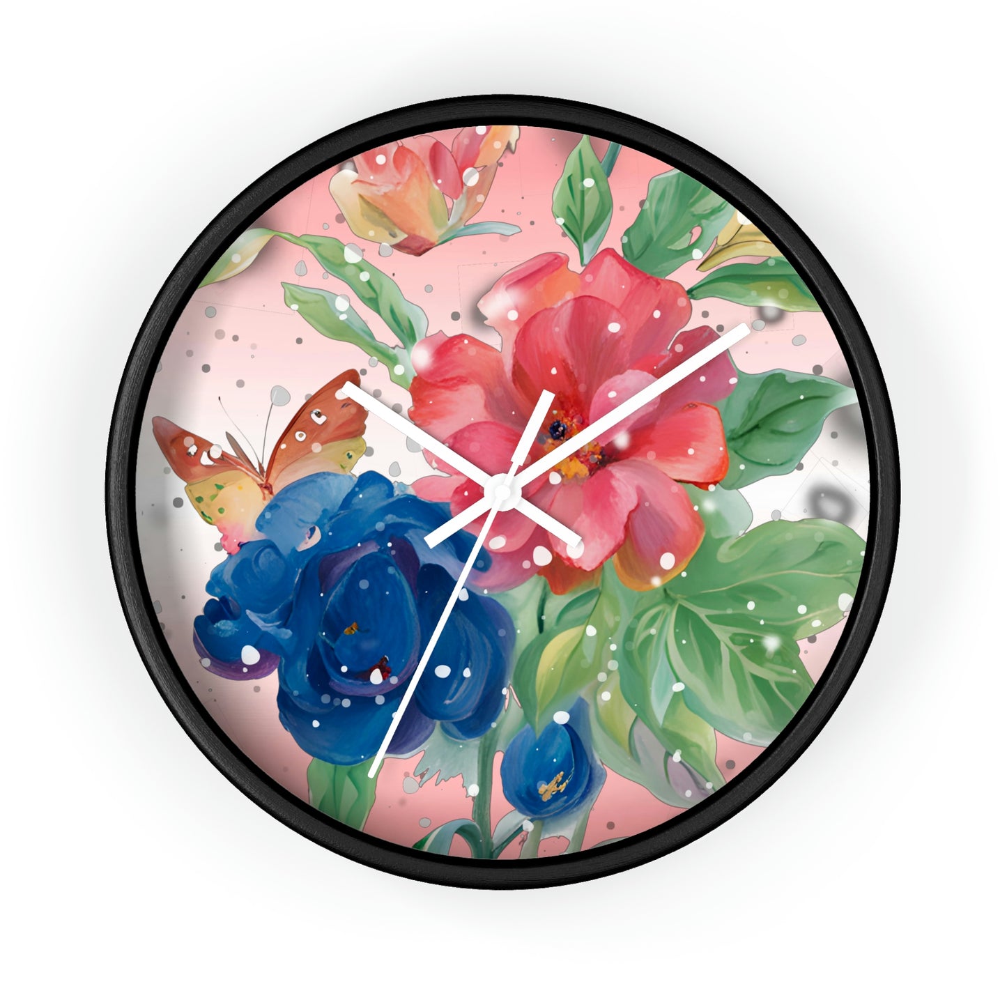 Flower Wall Clock