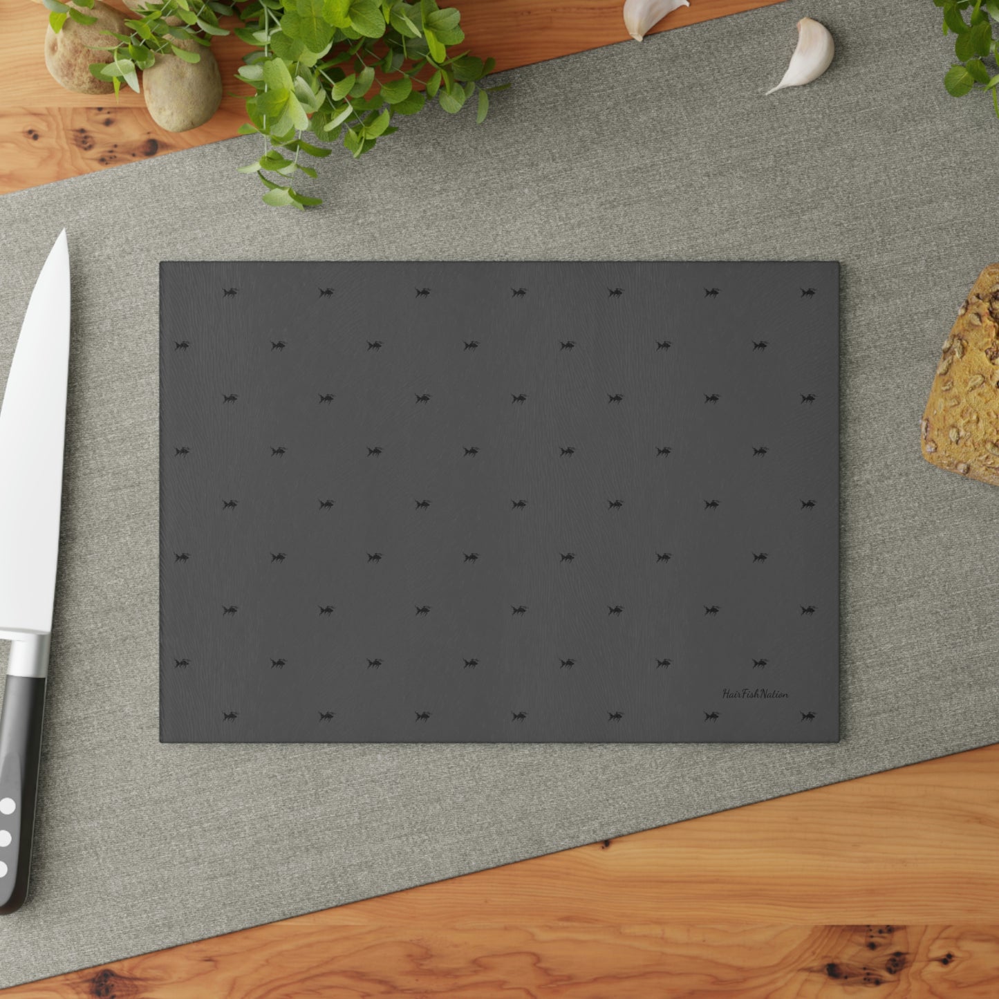 Grey Glass Cutting Board