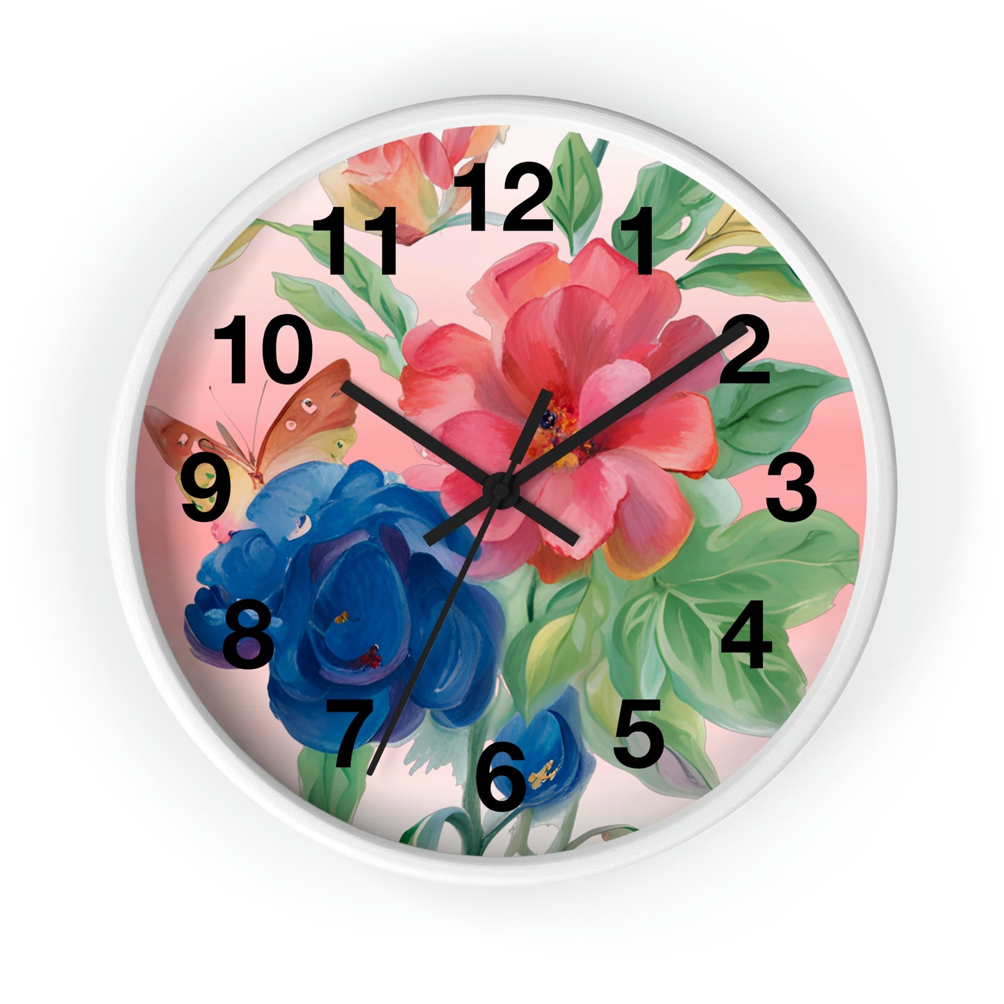 Flower Wall Clock