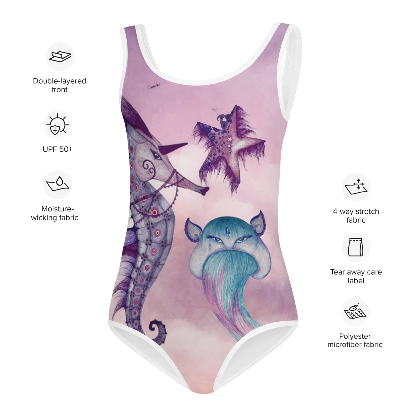 All-Over Print Kids Swimsuit