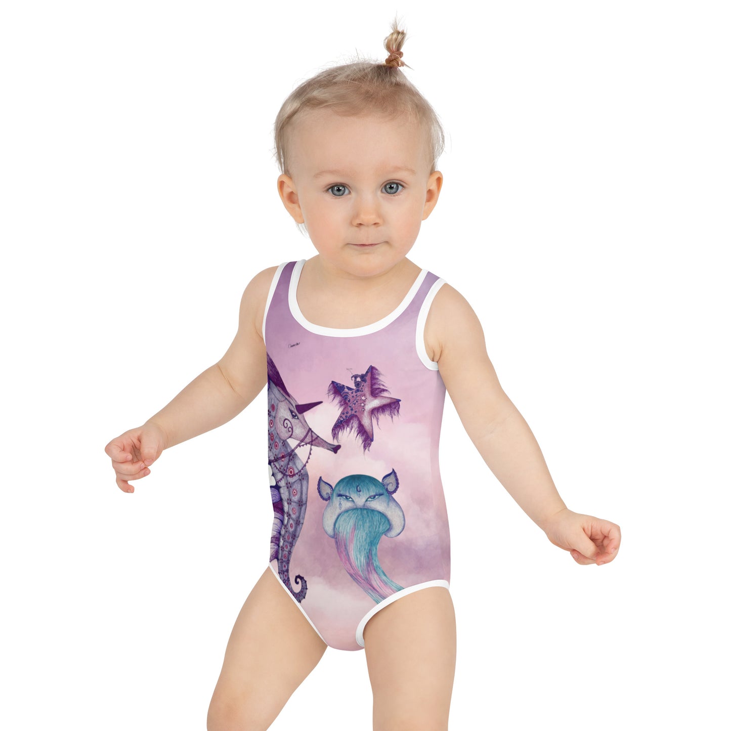 All-Over Print Kids Swimsuit