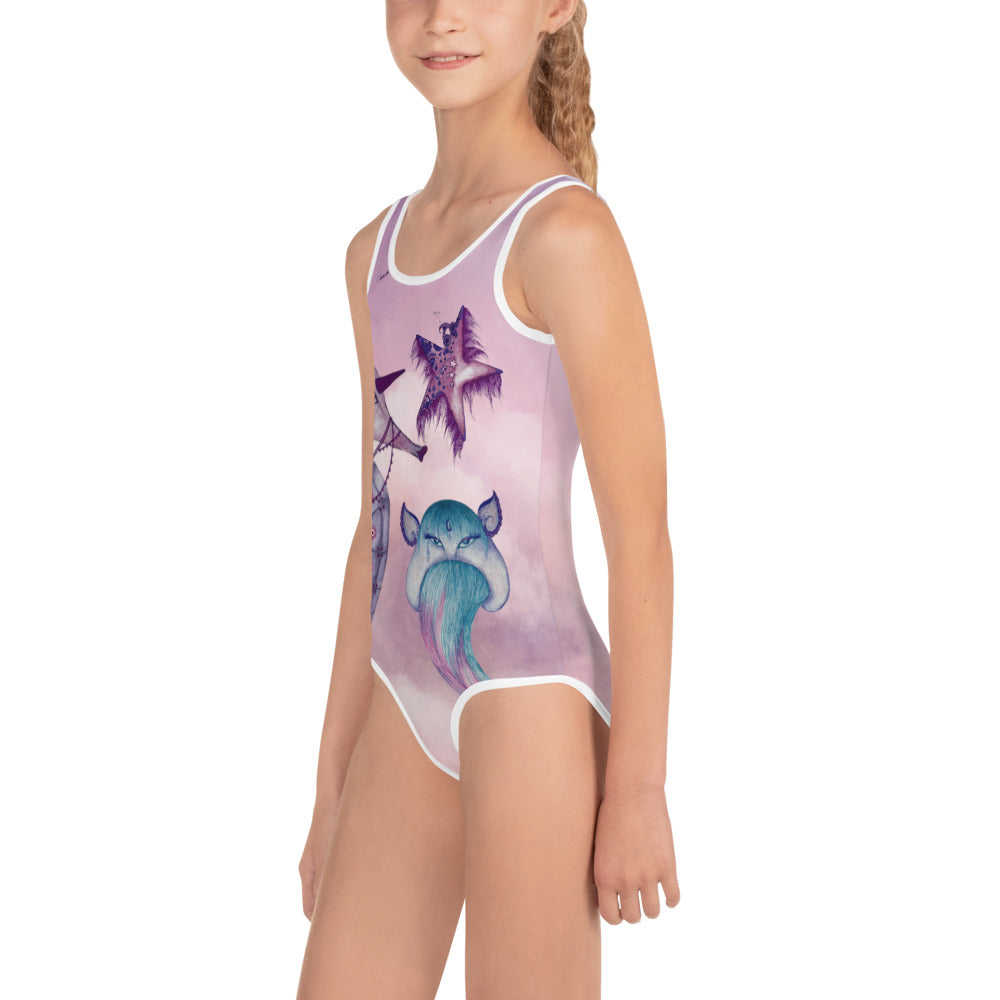 All-Over Print Kids Swimsuit