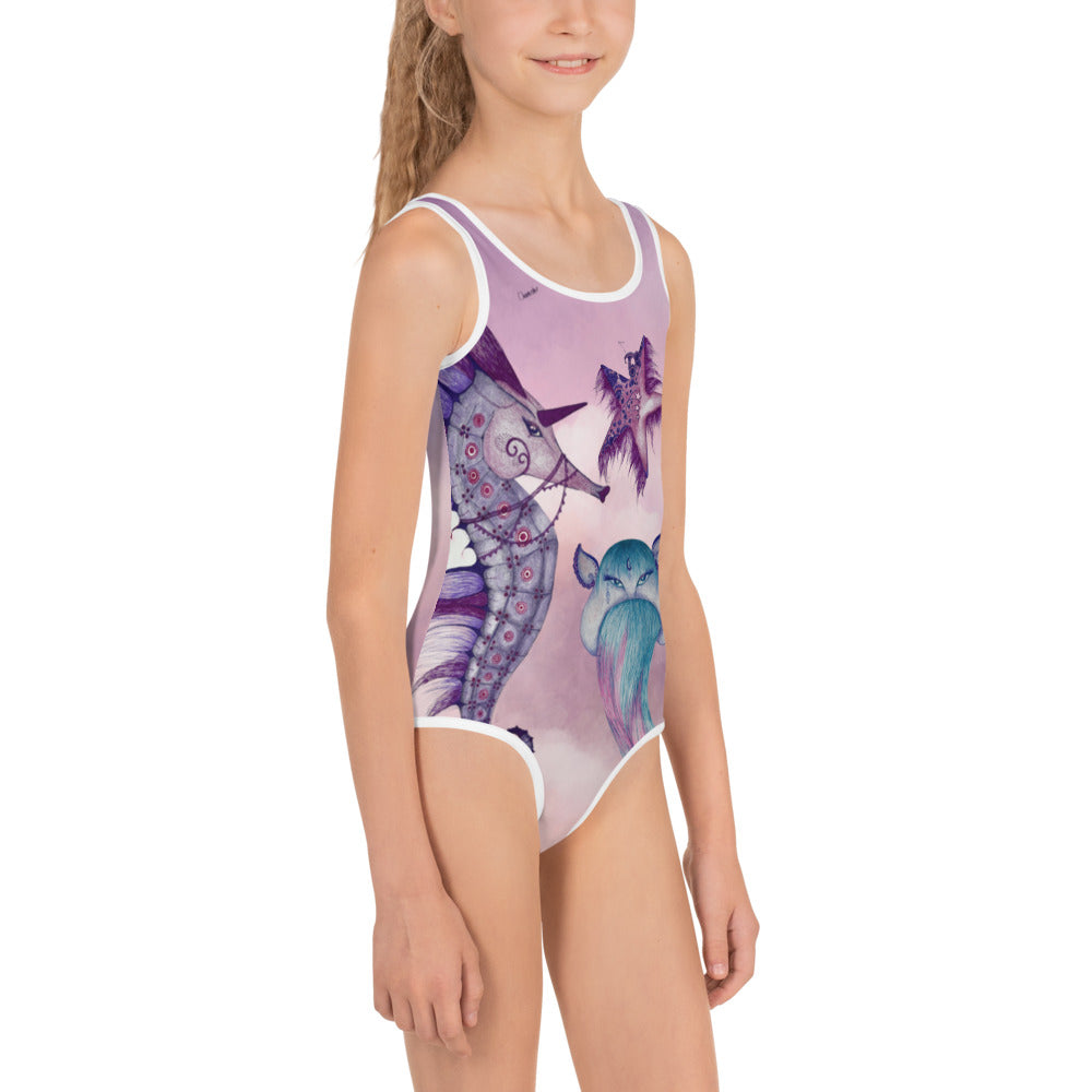 All-Over Print Kids Swimsuit