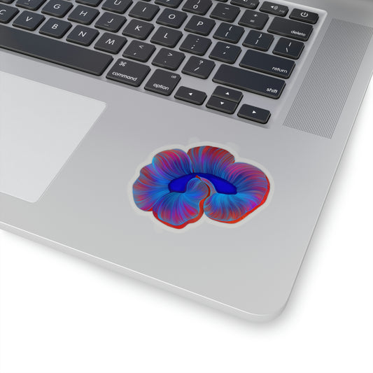 Red Brain coral Kiss-Cut Stickers