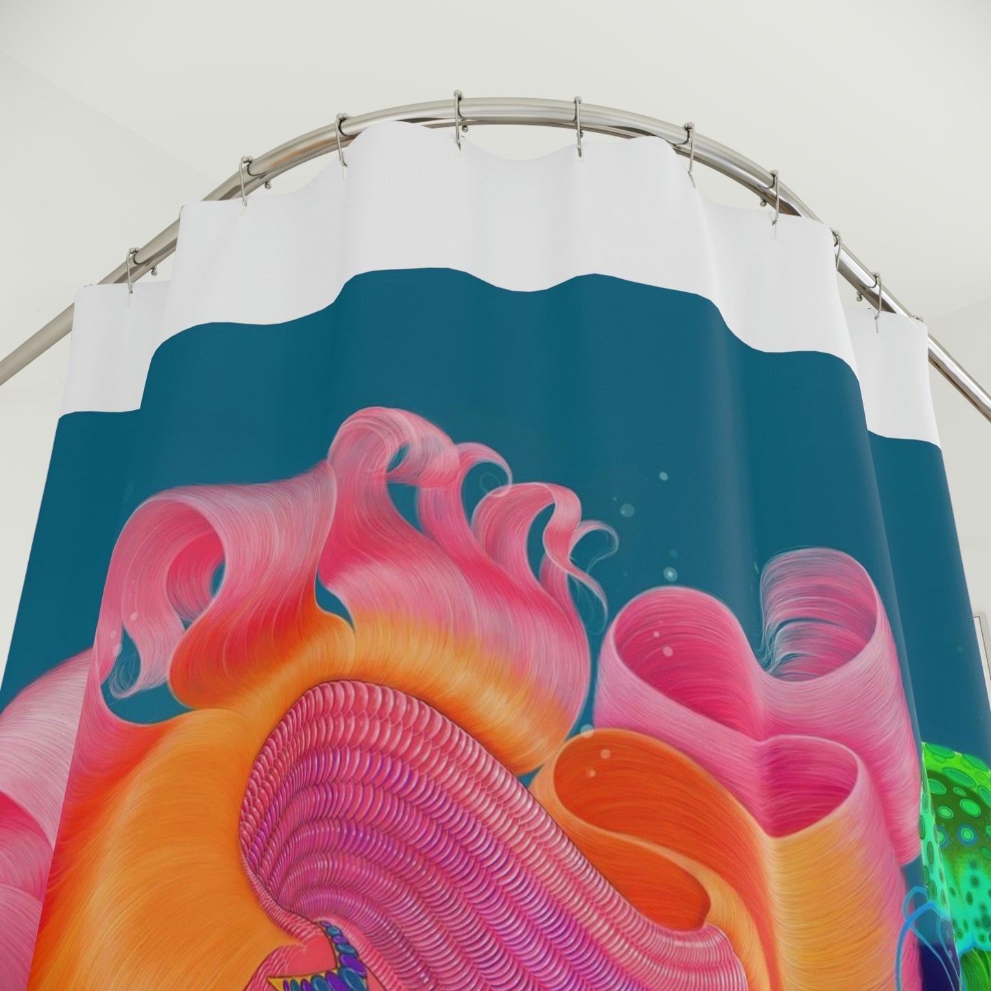 Hairstylist Asia- Polyester Shower Curtain