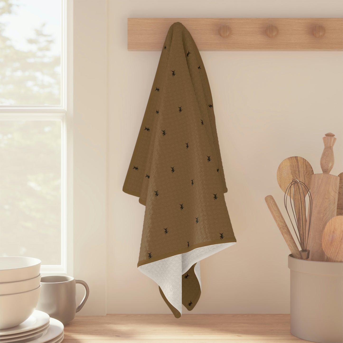 Mocha Fish Soft Tea Towel