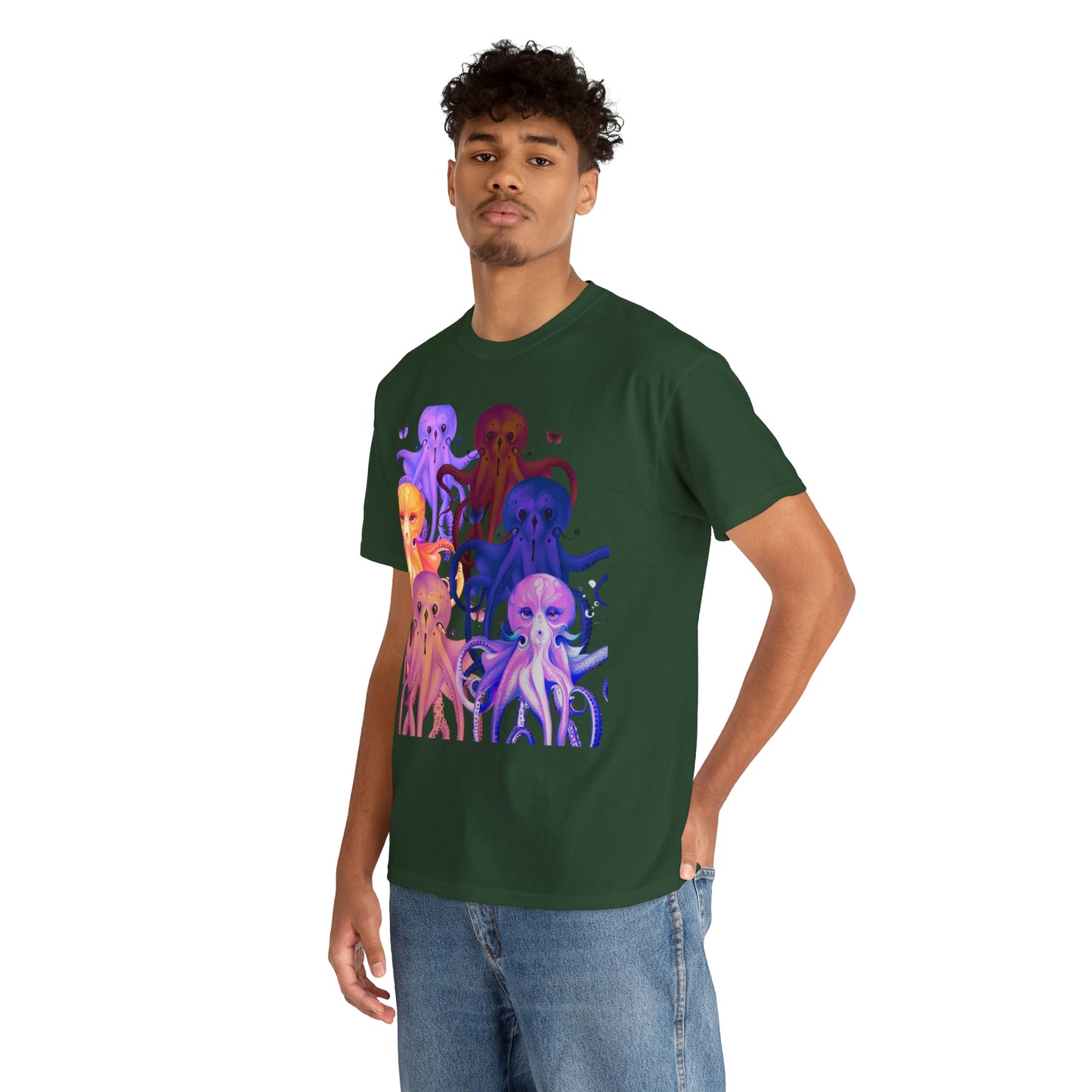 Octopus Unisex Heavy Cotton Tee