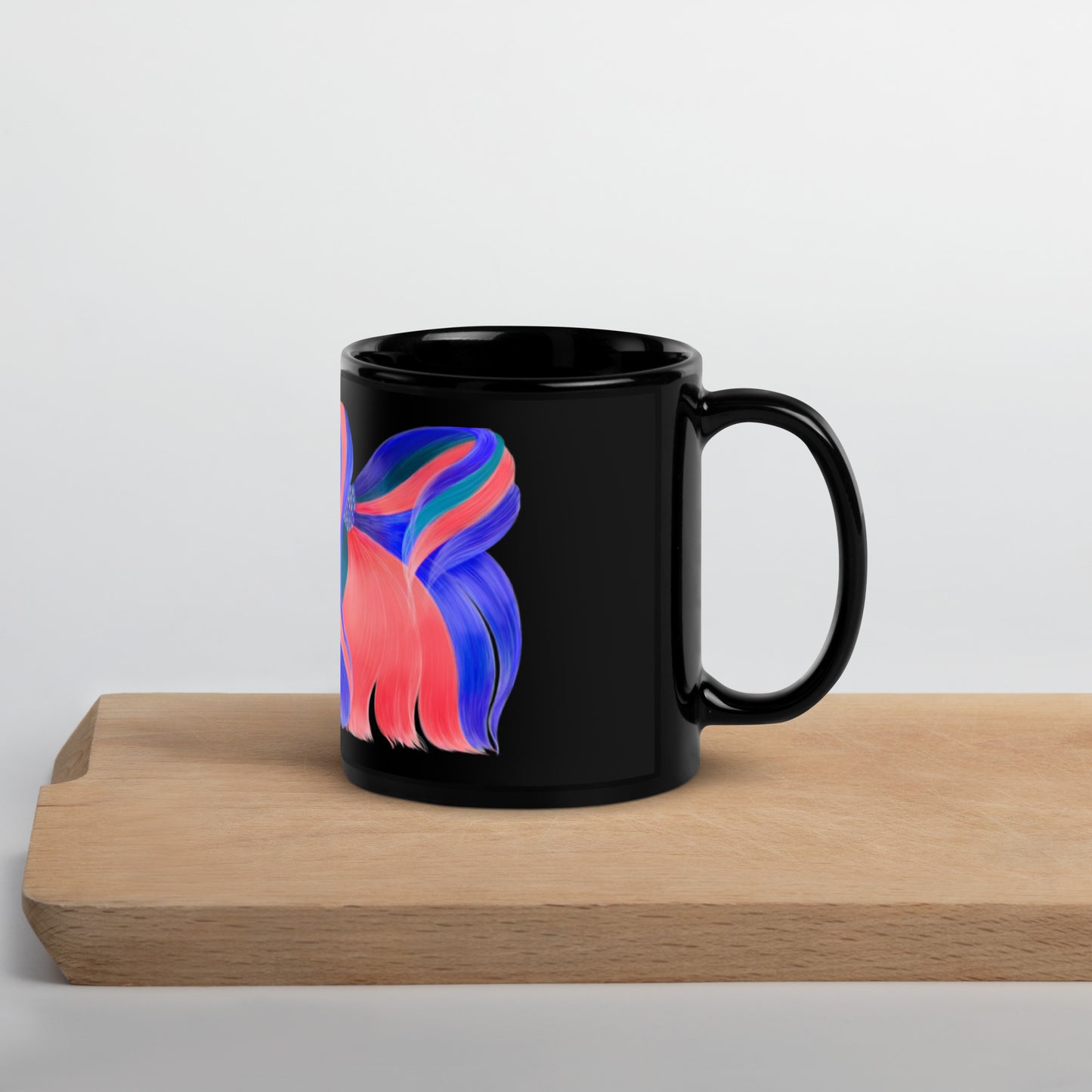 Black Glossy Mug