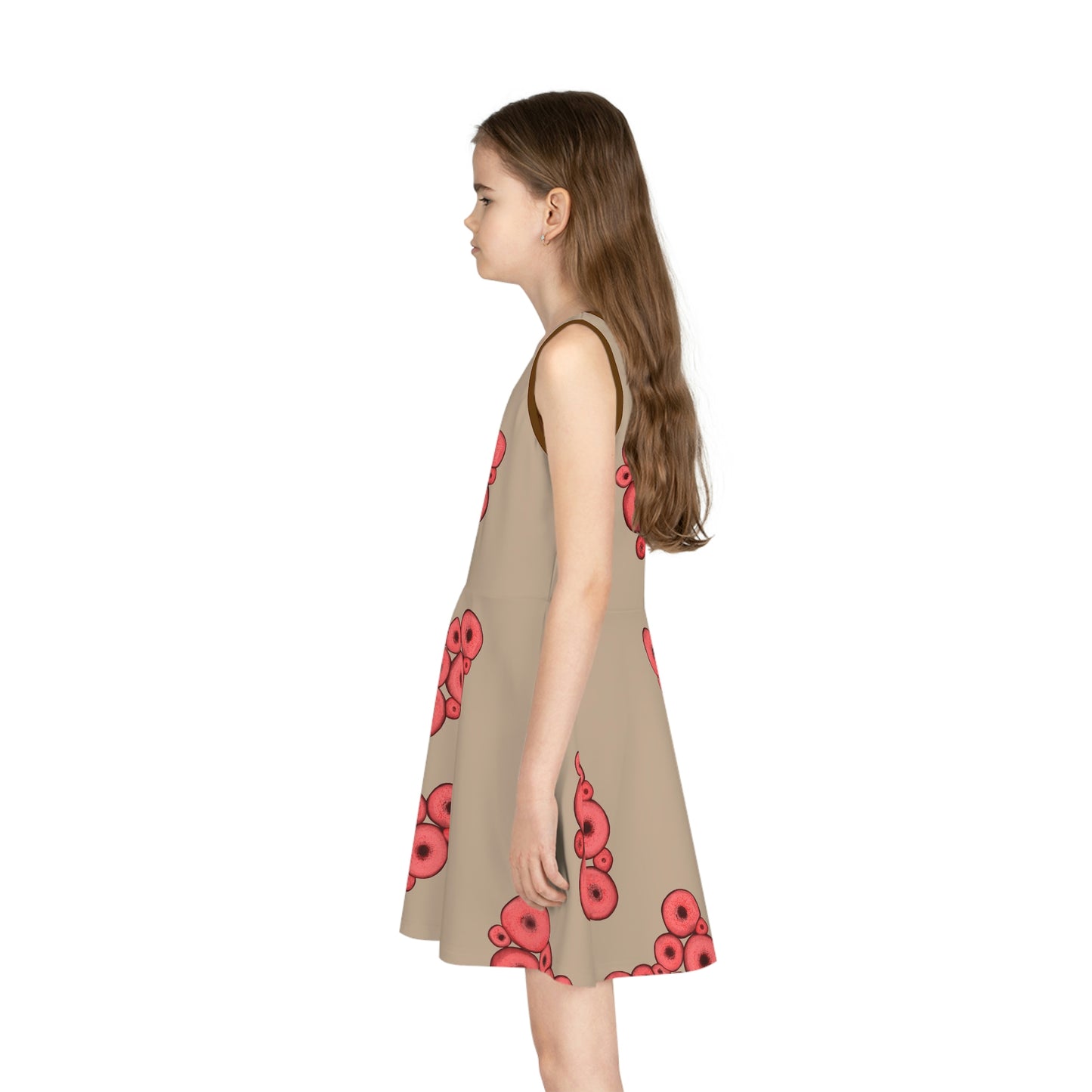 Girls' Sleeveless Sundress (AOP)