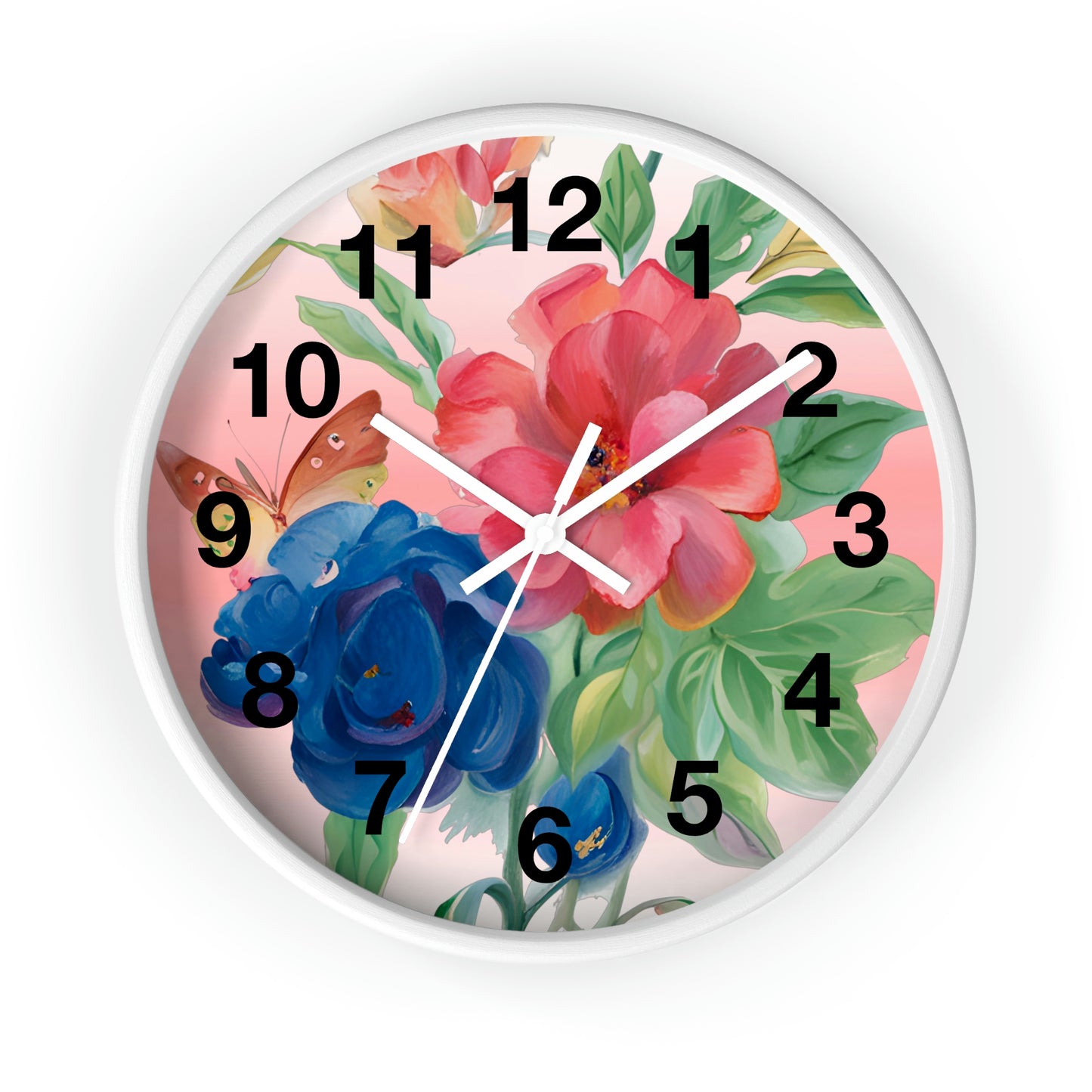 Flower Wall Clock