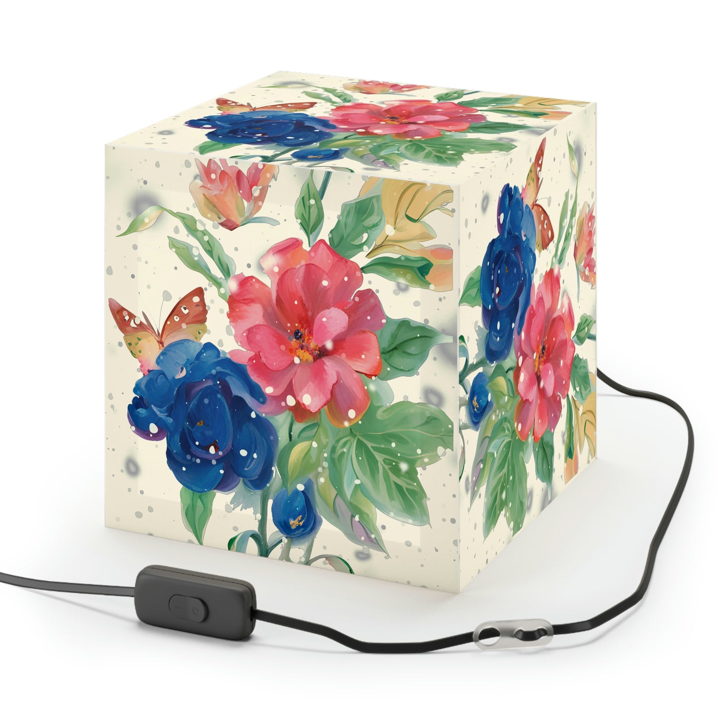 Flower Light Cube Lamp