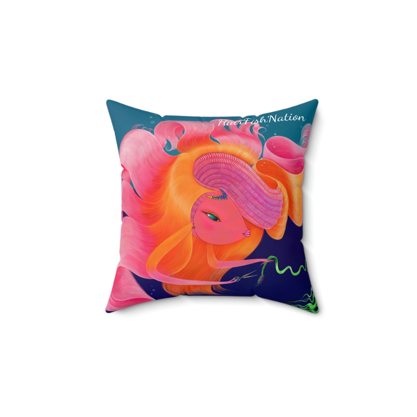 Spun Polyester Square Pillow