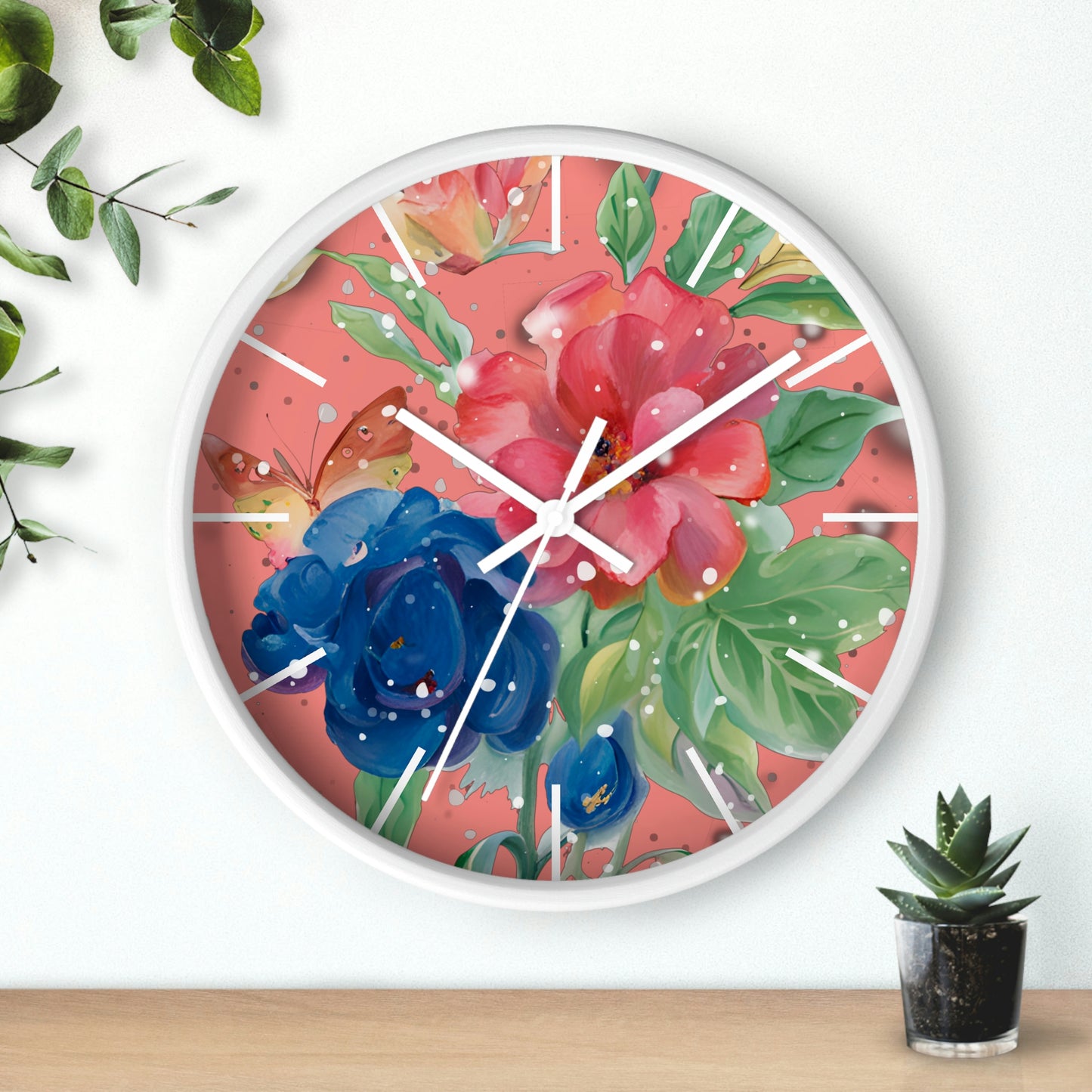 Pink Wall Clock