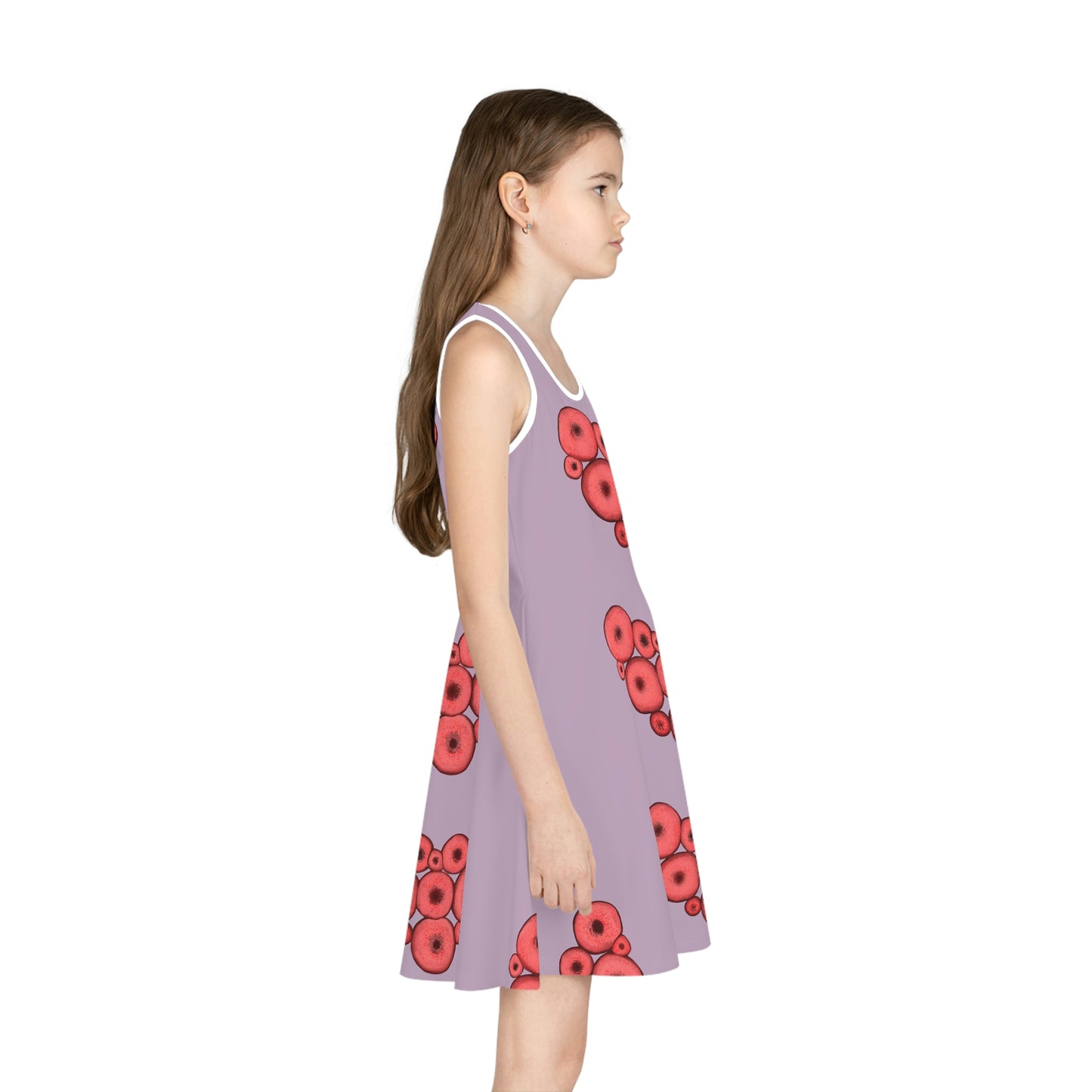 Girls' Sleeveless Sundress (AOP)