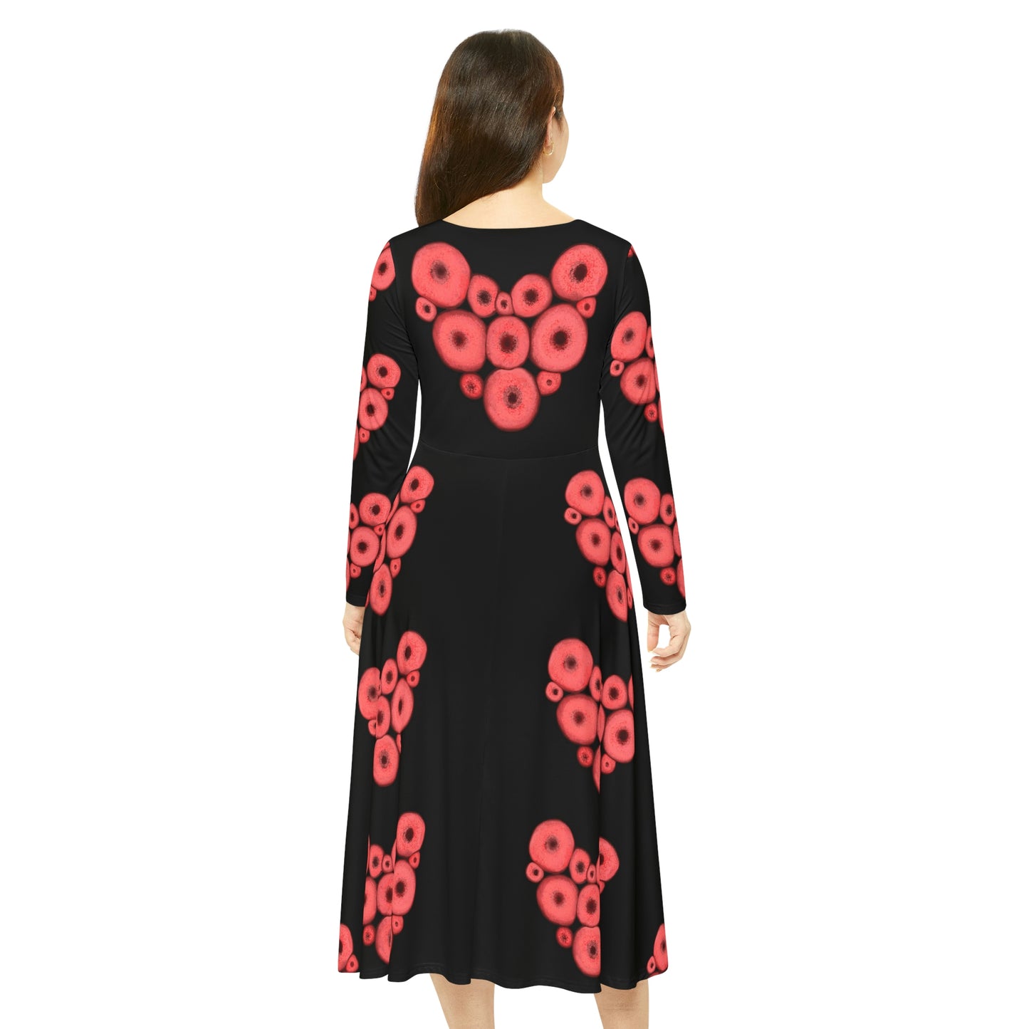 Women's Long Sleeve Dance Dress (AOP)