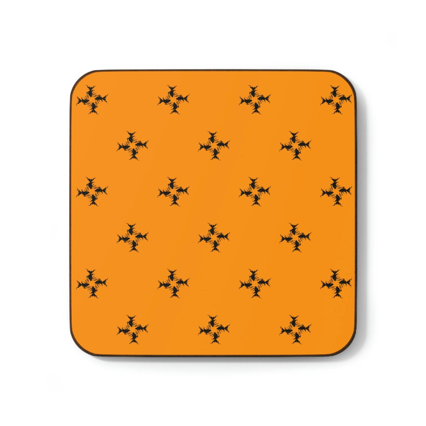 Mustard yellow Hardboard Back Coaster