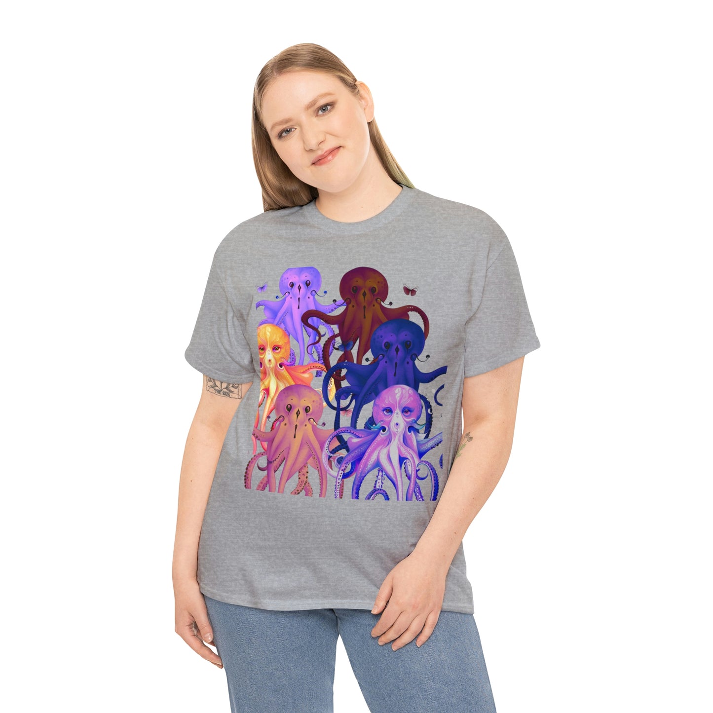 Octopus Unisex Heavy Cotton Tee