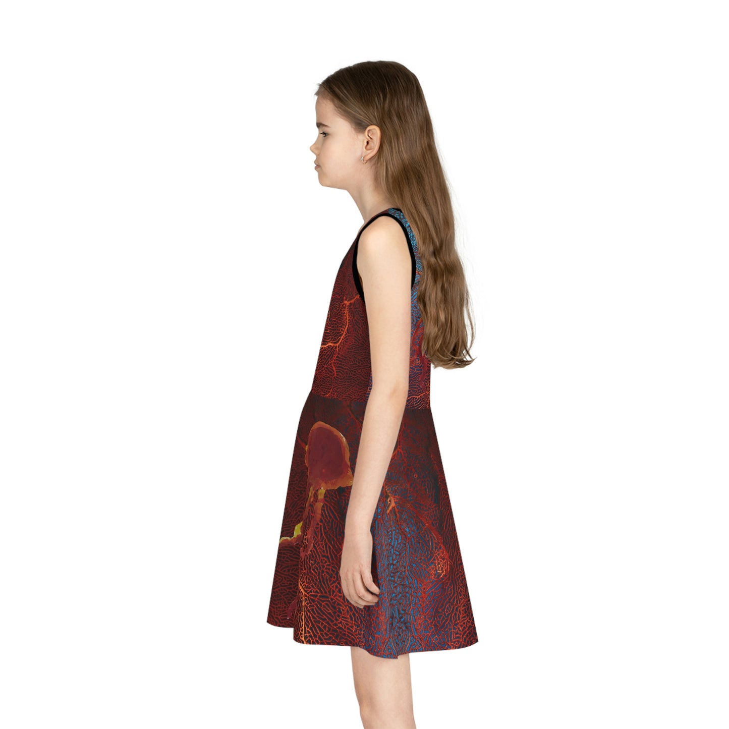 Girls' Sleeveless Sundress (AOP)