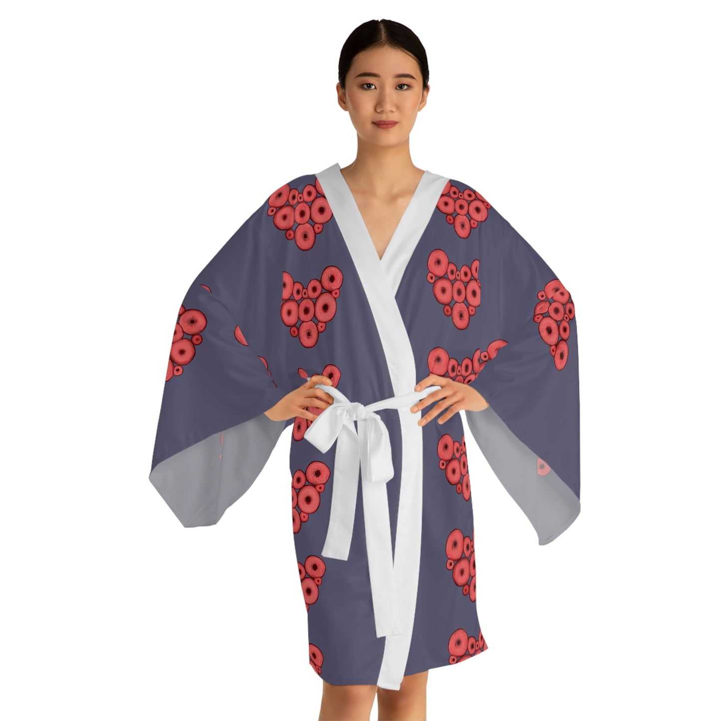 Long Sleeve Kimono Robe (AOP)