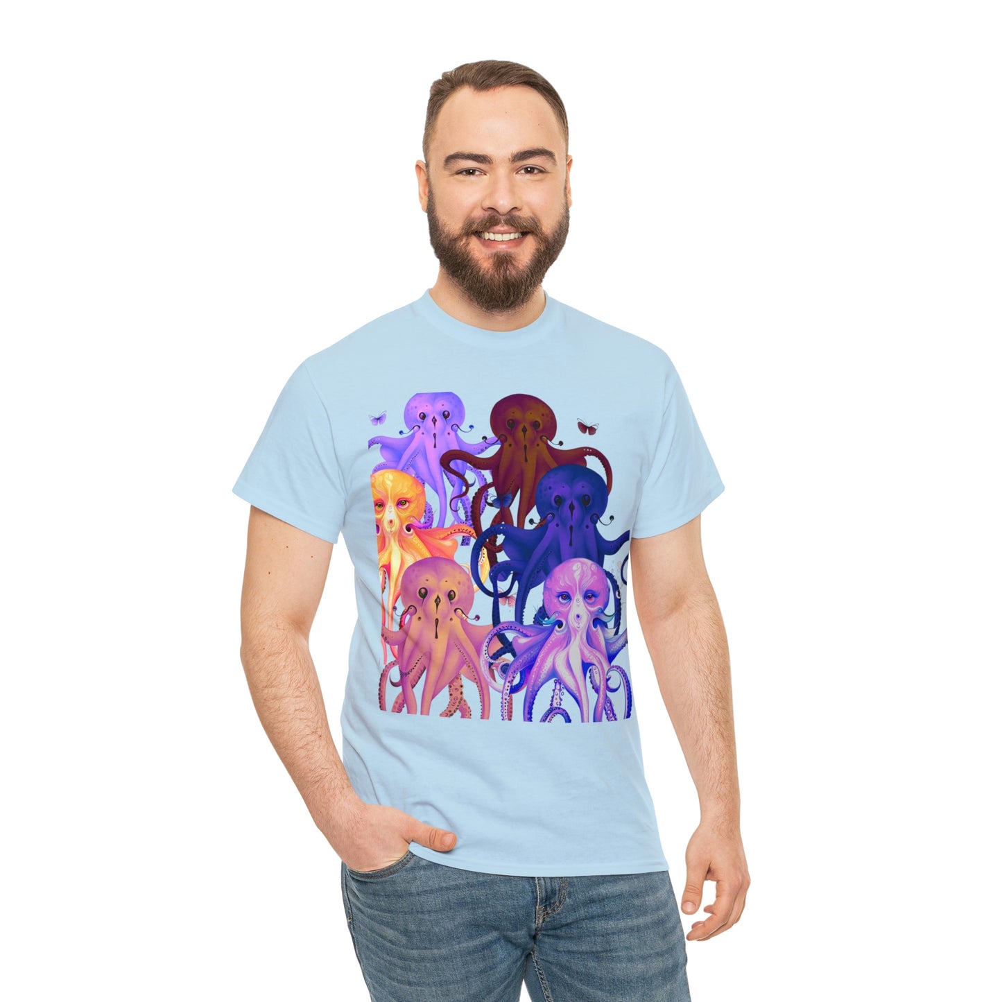 Octopus Unisex Heavy Cotton Tee