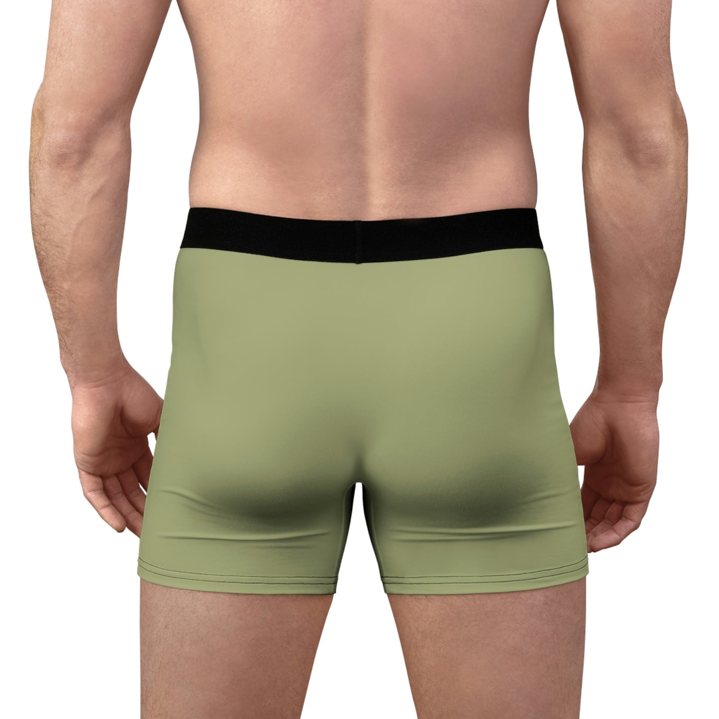 Green Men's Boxer Briefs (AOP)