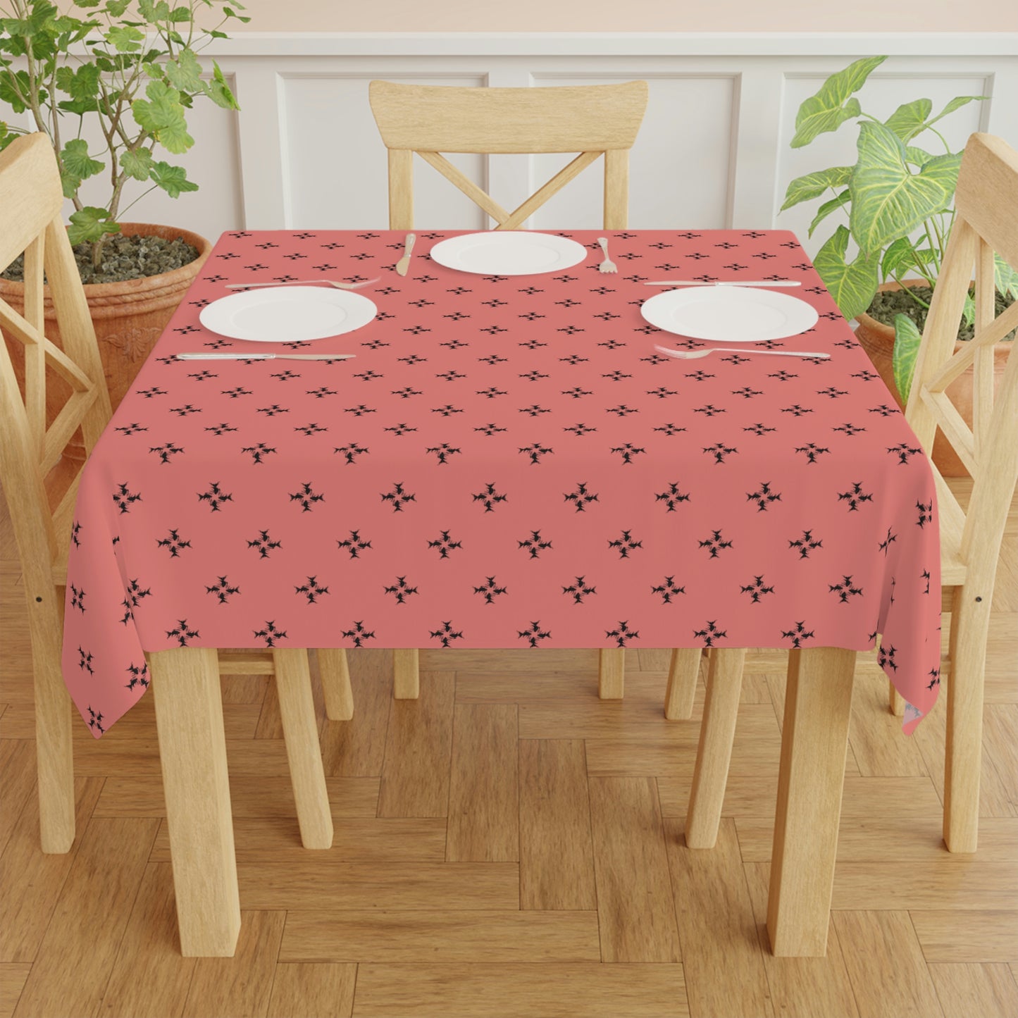 Pink Salmon Tablecloth