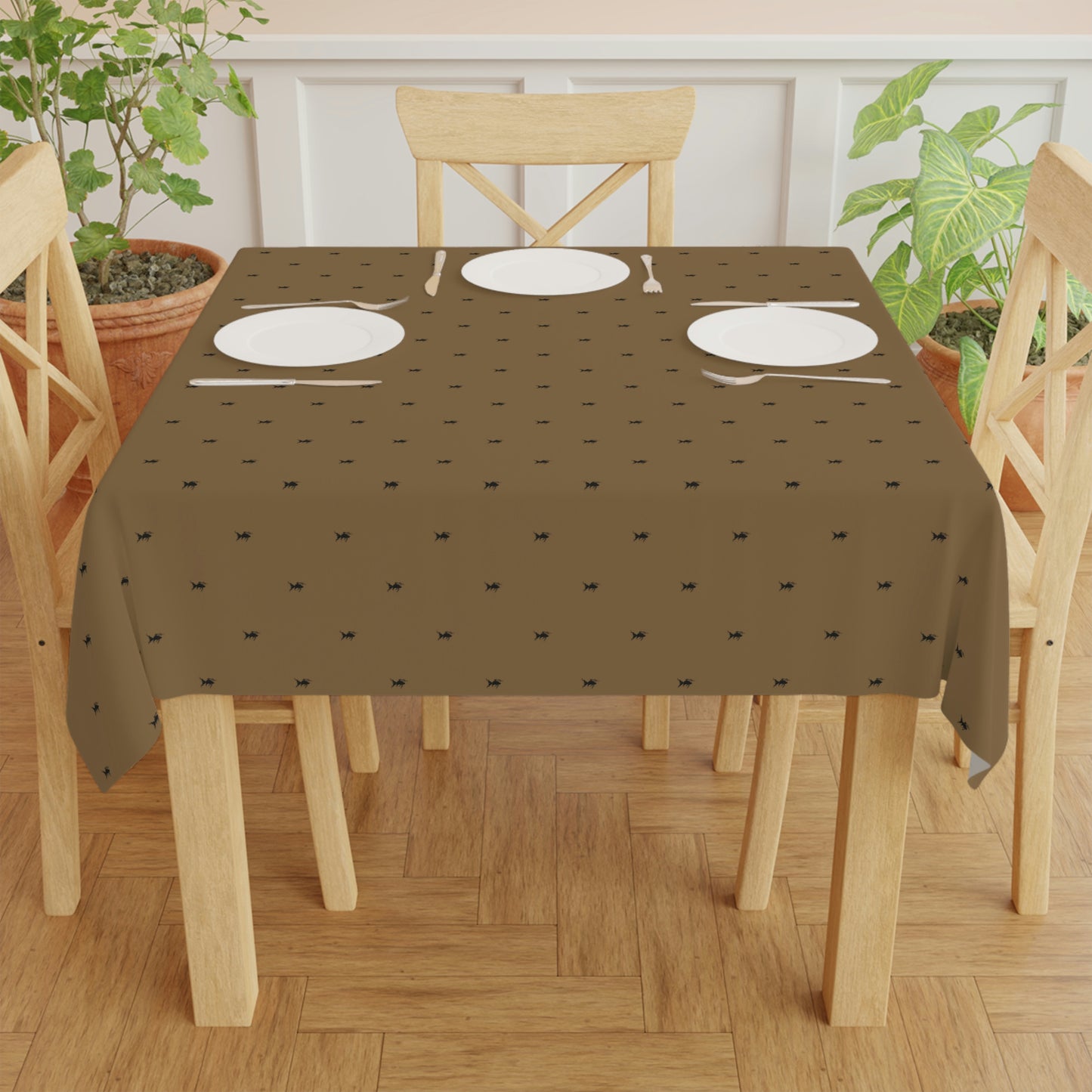 Mocha fish Tablecloth