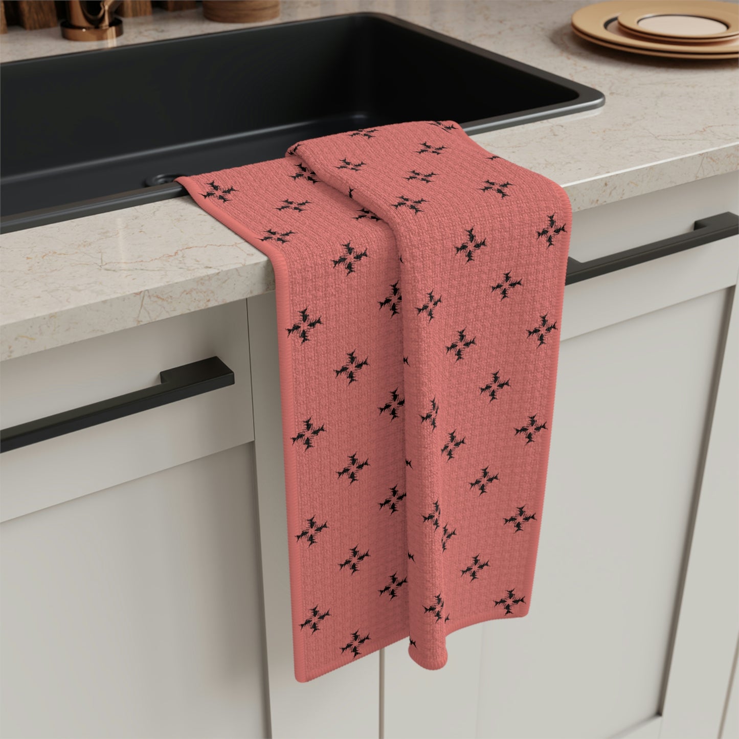 Pink Salmon Soft Tea Towel