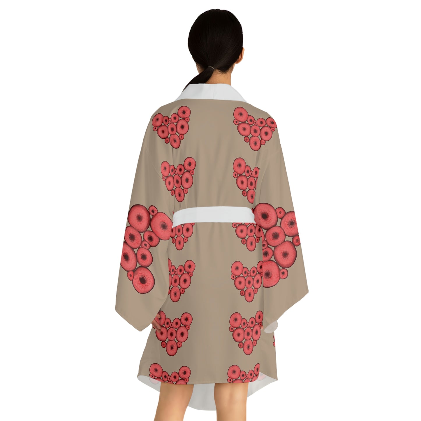 Long Sleeve Kimono Robe (AOP)