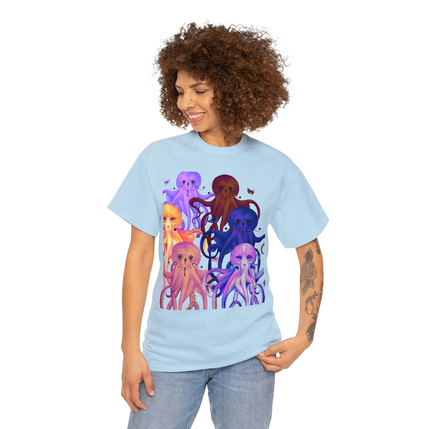 Octopus Unisex Heavy Cotton Tee